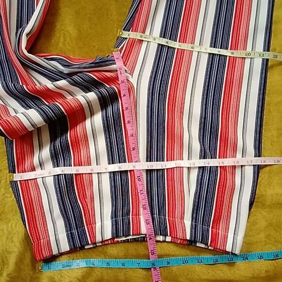 Vintage Haymater Made In USA Striped Women's Pants Dress Size 12 - Picture 10 of 16